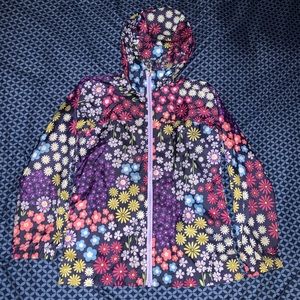 Lands end girls rain coat